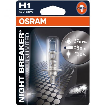 H1 Osram NIGHT BREAKER UNLIMITED 12V К-т 2 бр.
